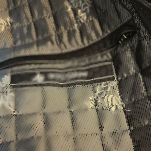 Al Wissam Black Embossed Leather Bomber Jacket Size 56 Luxury Sweet Wear Black - Picture 7 of 13